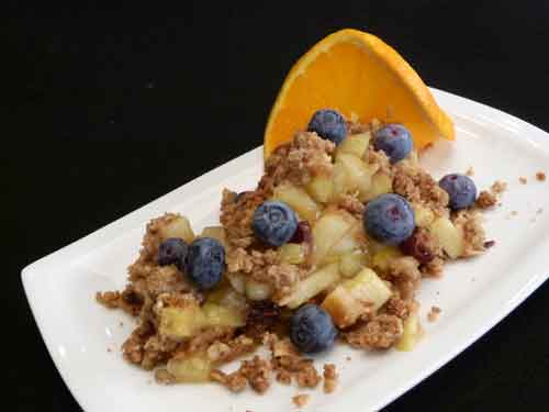 Gluten Free Apple Crumble
