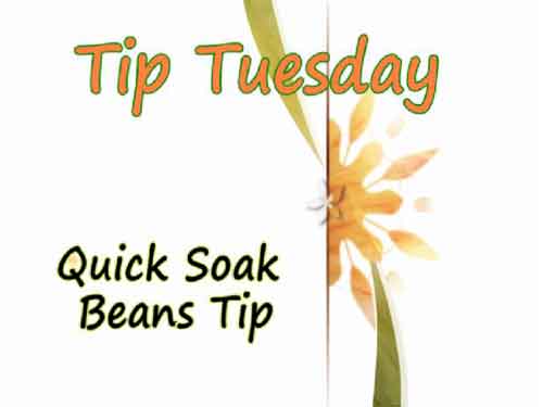 Quick Soak Beans Tip